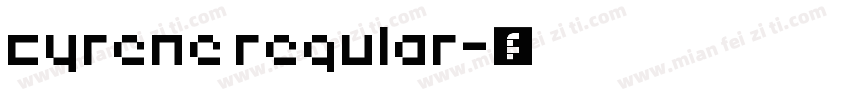 cyrene regular字体转换